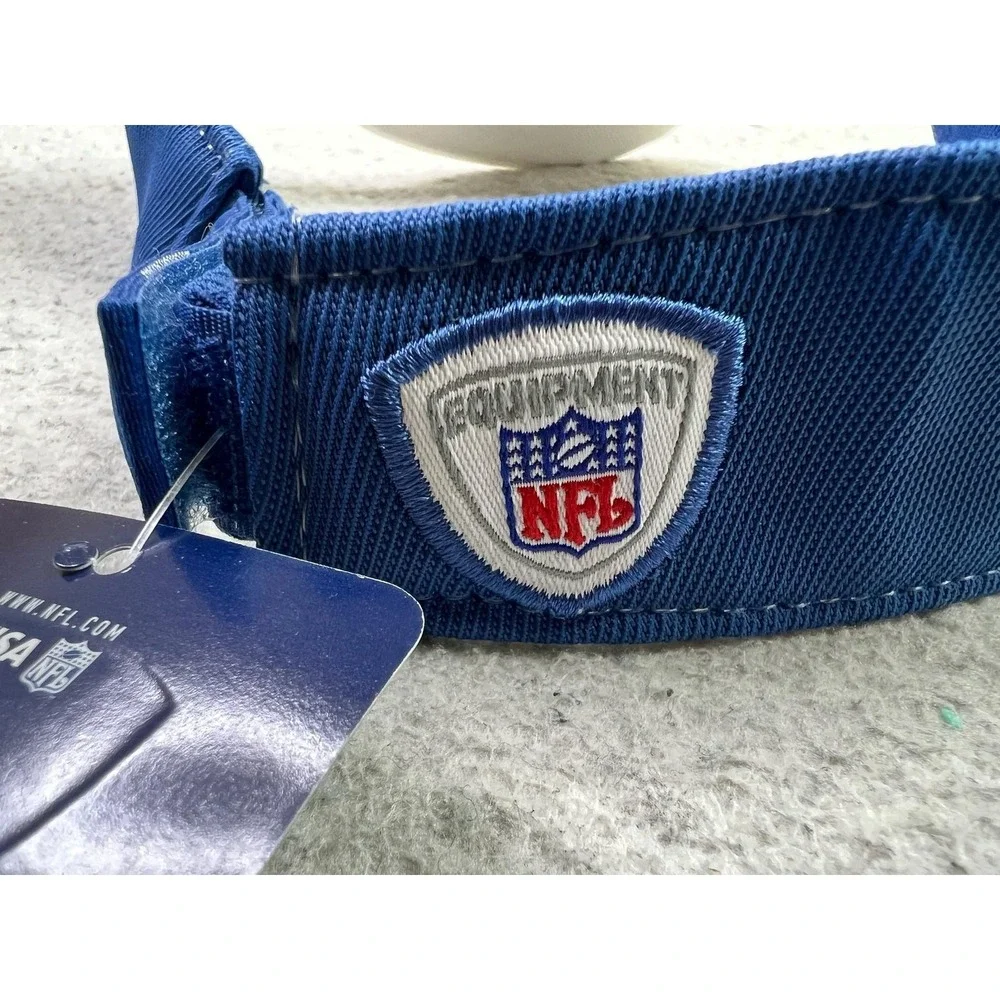 Indianapolis Colts Hat Visor Strap Back Mens One‎ Size NFL Authentic Sideline